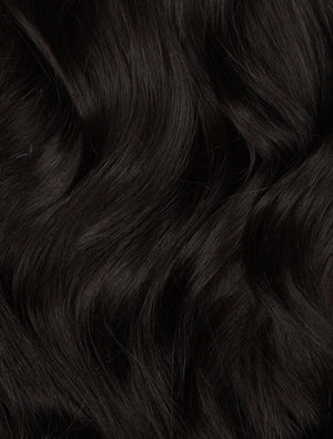 Off Black (#1B) Hand-Tied Weft | Final Sale