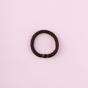 Brown No-Tug Hair Ties (5 Ties)