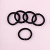 Black No-Tug Hair Ties (5 Ties)