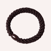 Brown No-Tug Hair Ties (5 Ties)