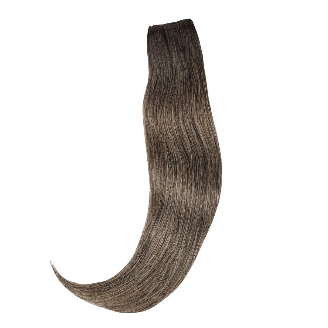 Balayage Virgin Black (#1A) to Bronde (#15C) 100g Weft - 20”