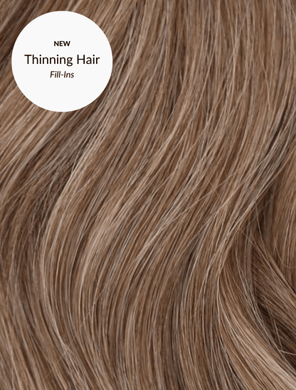 Caramel Ash Blend (4/9) Thinning Hair Fill-Ins