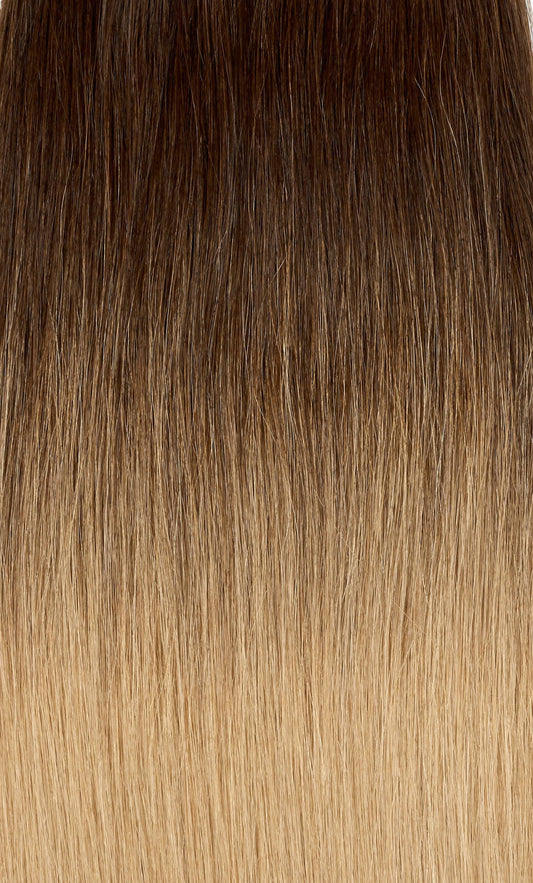 Ombre - Dark Brown (#2) to Ash Brown (#9) 20" I-Tip