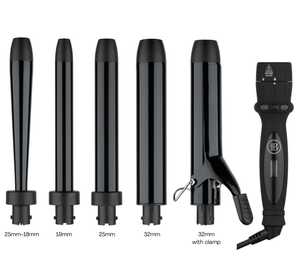 Curling Wand Set - 5 in 1 Curling Wand (BACKORDER, Late October)