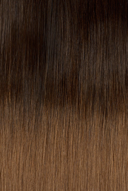 Ombre - Espresso (#1C) to Caramel Brown (#6) 20" I-Tip