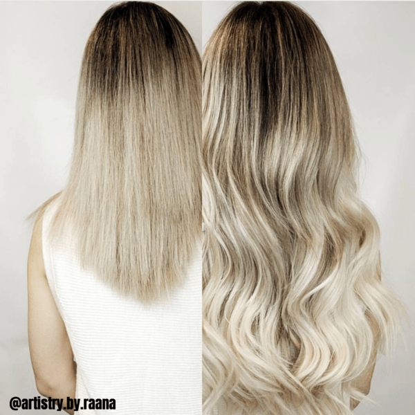 Rooted Espresso #1C to White Blonde #60B Tape (50g)